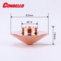고압건 세차건 고압 Condello D32-A 더블 싱글 레이어 용접 노즐 Raytools 섬유 레이저 절단 CNC 기계, CHINA, 2.0mm_D32-A-S