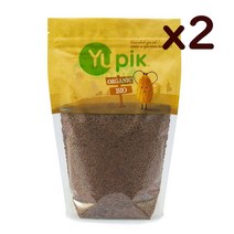 Yupik 단백질과 철분 함유 생 갈색 아마씨 1kg x2팩, 2개