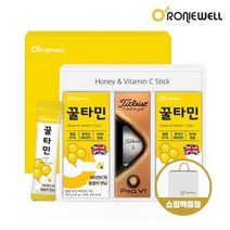 로니웰 꿀타민 10포 2개입 + 타이틀리스트 PRO V1 3구 선물세트, 없음