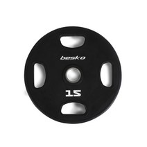 TPU 4홀 중량 우레탄원판 15kg 2개세트 홈트, 없음, 상세 설명 참조
