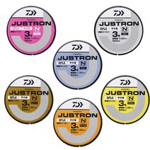 다이와 23년 저스트론 6호-500m 모노라인 나일론 낚시줄[다이와정공], 옐로우