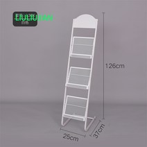 책진열대 선반DIY 전단거치대 철제정리함 잡지꽂이 전단지스탠드 책꽂이3단Hiuha 증정, 옵션1
