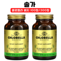 솔가 클로렐라 브로큰 셀 월 Broken Cell Wall 베지캡슐 100정 300정, 1개, 1개 100정