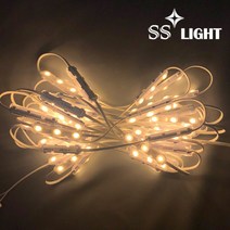 SS라이트 LED 3구모듈 1개 50개, UPL 1W 전구색(국산)
