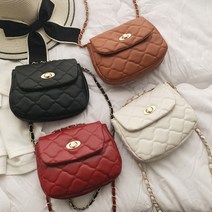 체인 퀼트 미니백