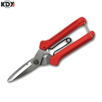 KDY 다목적 가위 KMS-190 원예 스텐소재 전지가위 원예가위 정원가위 나무가위 조경가위 가지치기 꽃꽂이 다목적가위, 상세페이지 참조