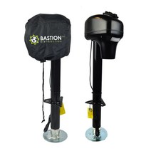 Bastion 커버가 있는 전기 파워 텅 잭 | 전기 또는 수동 작동 | 1 587.6kg(3500파운드) A프레임 용량 | 12V | 전면 LED | 트레일러 캠핑카 RV 및