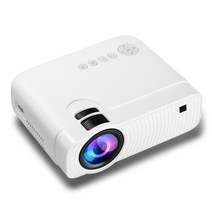 HiBeamer 이럭스몰 GC333 HD고해상도 하이라이트 휴대용 1280x720p 미니빔 프로젝터 빔프로젝터, 화이트