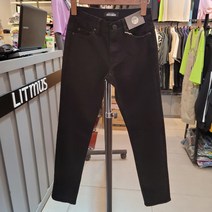 리트머스 스판력 좋은 남자 속밴딩 스키니 블랙 청바지 LK9-DU973