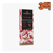 (프랑스직구) 발로나 과나하 카카오 70% 다크 초콜릿 70g, 3팩