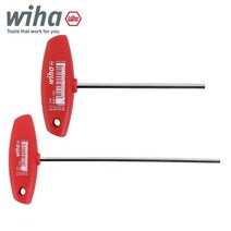 WIHA 티렌치 독일 T자렌치 육각 T렌치 숏 롱 2mm-12mm, 1.이하 T렌치(숏), 10MM(200MM)