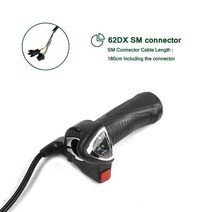 BOLLFIT-Wuxing 스로틀 62DX 57DX 트위스트 전기 자전거 핸들 배터리 표시기 잠금 5 핀