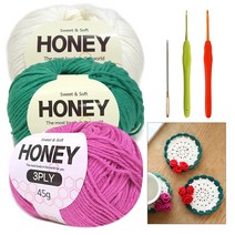 [니뜨] [DIY 손뜨개] 카네이션 티매트, 진핑크(34번-111번+119번)