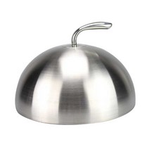 20/24/26/28cm 스테인레스 스틸 스테이크 커버 Teppanyaki 돔 접시 뚜껑 음식 덮개, 하나, 28