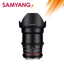 삼양 VDSLR 35mm T1.5 ll 소니 미러리스 DSLR 카메라 영상 촬영 렌즈, 캐논