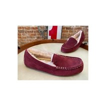 Koolaburra by ugg 어그 Zinfandel Burgundy 스웨이드 Faux 퍼 슬리퍼s Lezly 8 New