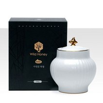 천연 벌꿀 와일드 허니 야생꿀 목청 스틱 꿀 도자기, 1개, 300g