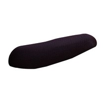 통기성 오토바이 좌석 커버 의자 보호대 쿠션 좌석 탄력있는 메쉬 그물 스쿠터 매트 자전거 자전거 안티-슬립, Black L_CN, Black L_CN, Black L