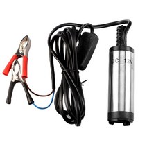 액체이송펌프디젤 오일 물 연료 전송 펌프 펌핑 12V 24V 12L/min DC 전기 잠수정 펌프 휴대용 스테인레스, 01 12V