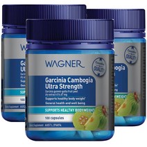 와그너 Wagner Garcinia 가르시니아 울트라 스트렝스 5000 100캡슐, 3팩