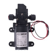 워터 펌프 70w dc 12v 130psi 6lmin 물 고압 다이어프램 자체 프라이밍, dc12v, 1개