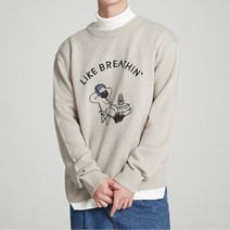 스파오 유니 일러스트 스웨터 SPKWB11C06-T