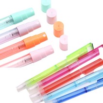 휴대용 스프레이 손소독제볼펜 향수 미스트 세정제 다용도 젤볼펜 판촉물, 옐로우
