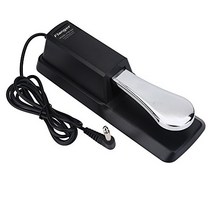 Keyboard Sustain Pedal Universal Digital Piano Foot Pedal with Non-slip Bottom for Yamaha Casio Key, 1
