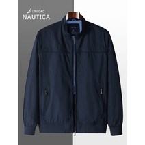 트위드롱자켓 노카라 트위드자켓 트위드반팔자켓 Nordica Jacket 남성 봄 가을 스타일 대형 중년 스탠드 칼라 루즈 캐주얼 얇은 섹션 아빠 착용 All-match Flight