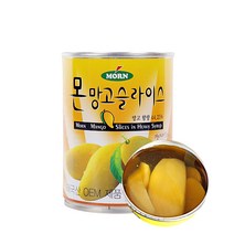 빙수 화채 과일 슬라이스 망고 통조림 565g, 4개