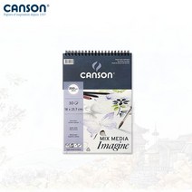 캔손 이매진 스케치북 200g 18.2x25.7 30매입/믹스미디어 드로잉지/B5스케치북, CA006-SPB5