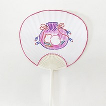 노인 어르신 유치원 센터 민화 부채꾸미기 체험수업 요양원, 1개, 스텐실 T13
