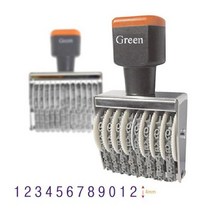 금액인 넘버링 12단 4mm, 없음