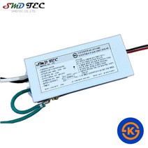 공식 에스엠디텍 LED 조명기구용 컨버터 안정기 KC KS인증, 36V 절연컨버터 15W (플/디밍불가), 1개