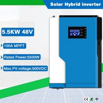 솔라컨트롤러 태양광발전기 컨트롤러 5500va5500w 230vac 오프 그리드 순수, mps-v-5500w, 48V, 220-240v