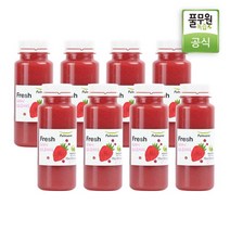 풀무원 풀무원녹즙 과채주스 프레시 스트로베리 190ml x 8병 / 딸기주스 딸기스무디, 8개, 단품없음
