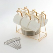 까사블랑 골드림 커피잔 6인세트 모던 찻잔세트, 상세 참조