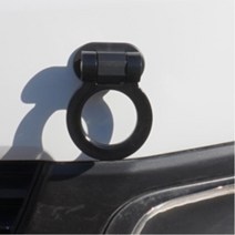 차량용 견인고리 후크 장식 자동차 QM5 그랜저TG 스포티지NQ5 티볼리 외부, 삼각형 레드