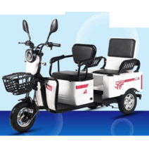 전기삼륜차 전동 오토바이 3인승 가족용 노인 스쿠터, 배터리 별매 따로 문의 남겨주세요.