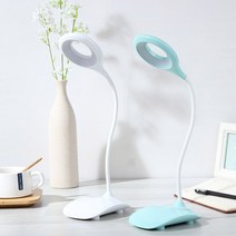 [해피드림스토어] led 받침형 링스탠드/독서등 취침등 탁상형 단스탠드, 화이트