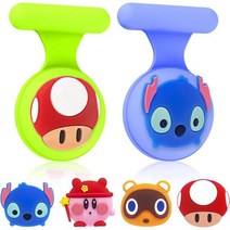 DATOXIA 875621 Air Tag Holder for Kids Brooch Pin Apple AirTag Hidden Case GPS Tags Accessories Port, Blue+Green