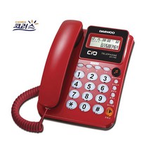 대우텔레폰 유선전화기, DT-7780(레드)