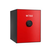 (직접설치배송) 디프로매트 가정용 개인용 인테리어 디자인 선물용 금고 WS500, 1층배송, 레드