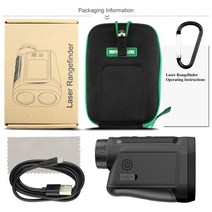 골프거리측정기 거리측정기 보이스캐디 골프버디거리측정기 골프버디 망원경 레이저 거리, 검은색, 1200m