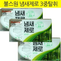 불스원 냄새제로 실내용탈취제 실내용 탈취제, 3개