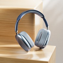 Fowod P9 노이즈캔슬링 블루투스 5.1 무선 헤드셋, 블루