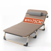 넓히다 1인용 접이침대 낮잠 침대 간이침대, 회색  시원한 등나무 매트