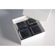 화과자4구 상자 상하분리형 화이트 단단한 종이 350g 답례용포장상자 30매