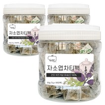 국내산 건조 자소엽 차조기 차즈기 차 50티백, 3통, 50g