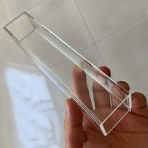 각파이프 각관 아크릴 사각 튜브 10 100mm 측면 파이프 덕트 투명 플렉시 유리 PMMA 사중주 캔탈, [08] 70x70x3mm, [03] 490mm 1Pcs, 1개